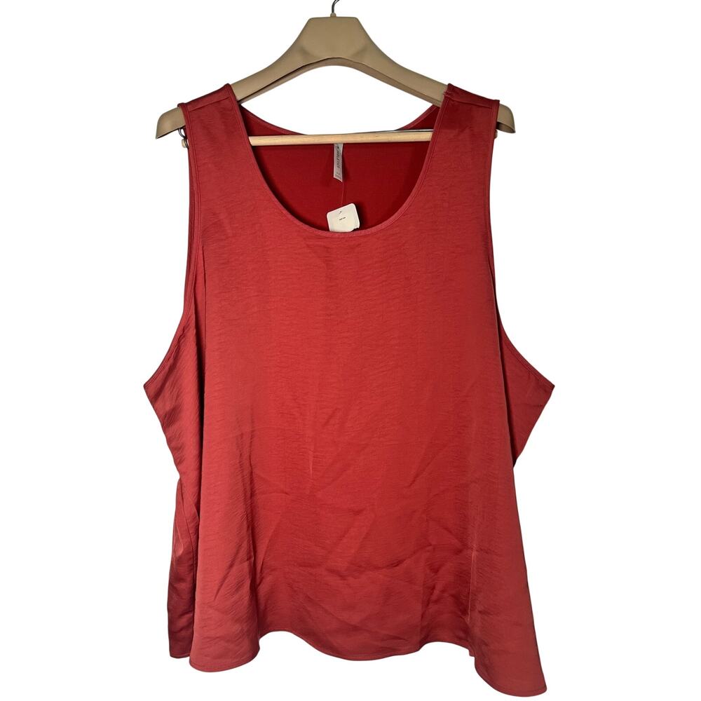 Fabletics Sleep Tank NWT Size 3X Terra Cotta Scoop Neck Sleep Shirt
